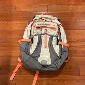 Gray and Orange Backpack